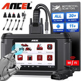 ANCEL MT500 PRO Motorcycle Diagnostic Tool All System ECU Coding 31+ Reset