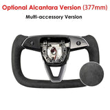 Newest 377mm Yoke Handle Model 3 Highland 2024 with Heating Yoke Steering Wheel