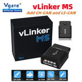 Vgate vLinker MS Upgrade ELM327 Bluetooth Support iOS/PC/Android