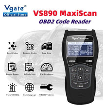 Load image into Gallery viewer, 2024 Newest Versions Vgate VS 890 OBD2 Diagnostic Scanner VS890 SCAN Tool