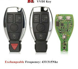 Fits Benz  315/433Mhz Complete Transponder Remote Key