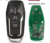 Fits For LINCOLN MKC MKX MKZ 868Mhz ID49 4 BTN Complete Transponder Remote Key