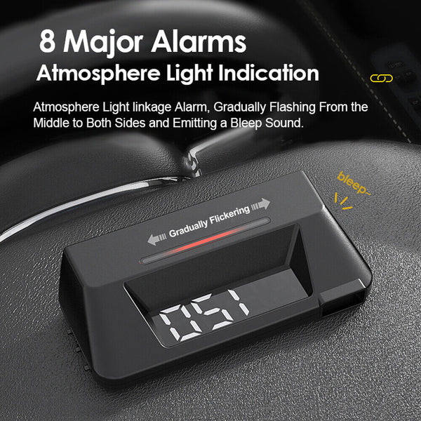 Newest Car OBD2 HUD Stand Plus Windshield Projector Dual Dislay Screen