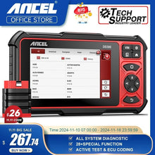 Load image into Gallery viewer, ANCEL DS300 OBD2 Car Scanner Bi-directional ECU Coding IMMO A/F Adjust 28