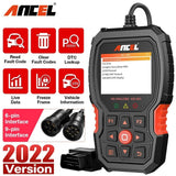 ANCEL HD601 Heavy Duty Truck Code Reader Full System OBD2 Diagnostic Scan Tool