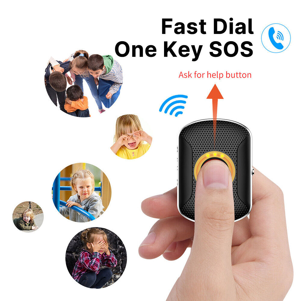 4G Waterproof Personal GPS Tracker Support Geo-Fence SOS Smart Kids Locator