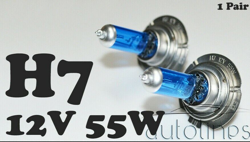 H7 12V 55W Xenon White 5000k Halogen Car Headlight Lamp Globes / Bulbs LED HID Secondary image