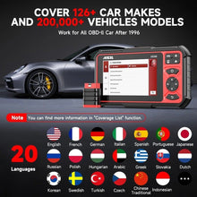 Load image into Gallery viewer, ANCEL DS300 OBD2 Car Scanner Bi-directional ECU Coding IMMO A/F Adjust 28