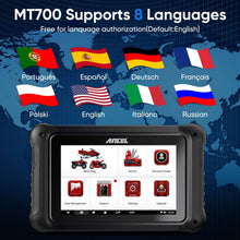 Load image into Gallery viewer, ANCEL MT700 Motorcycle Scan All System Diagnostic Tool Oil Rest