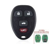 Fits Chevrolet Buick PONTIAC Allure Lacrosse Prix KOBGT04A Remote Key Car