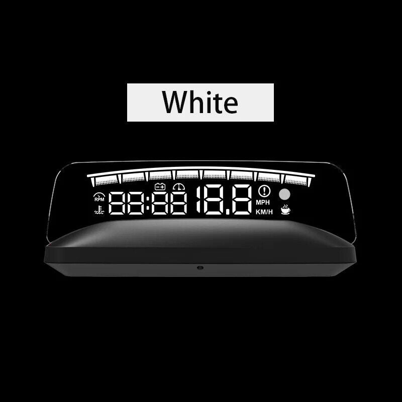 2023 HUD Mirror M41 Plus Head Up Display OBD2 Speed Projector Water Temp. Main image