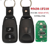 Fits Kia Sportage 315Mhz SEKS-07TX Complete Transponder Remote Key