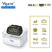 Load image into Gallery viewer, Vgate iCar Pro ELM327 V2.3 Bluetooth 4.0 WIFI ELM 327 OBD 2 Auto Scanner Code
