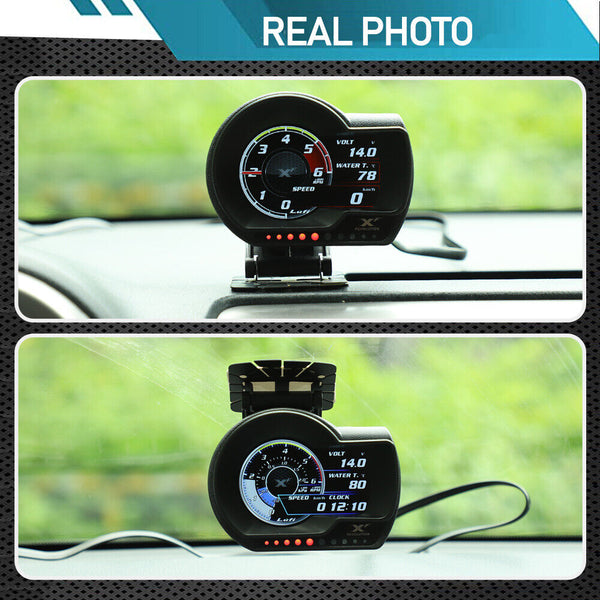 Lufi XF OBD2 HUD Gauge Total Mileage Multi-Function Smart Digital Diagnosed Tool - Auto Lines Australia