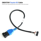 OBDSTAR for Toyota-30 Cable Proximity Key Programming All Key Lost No Need