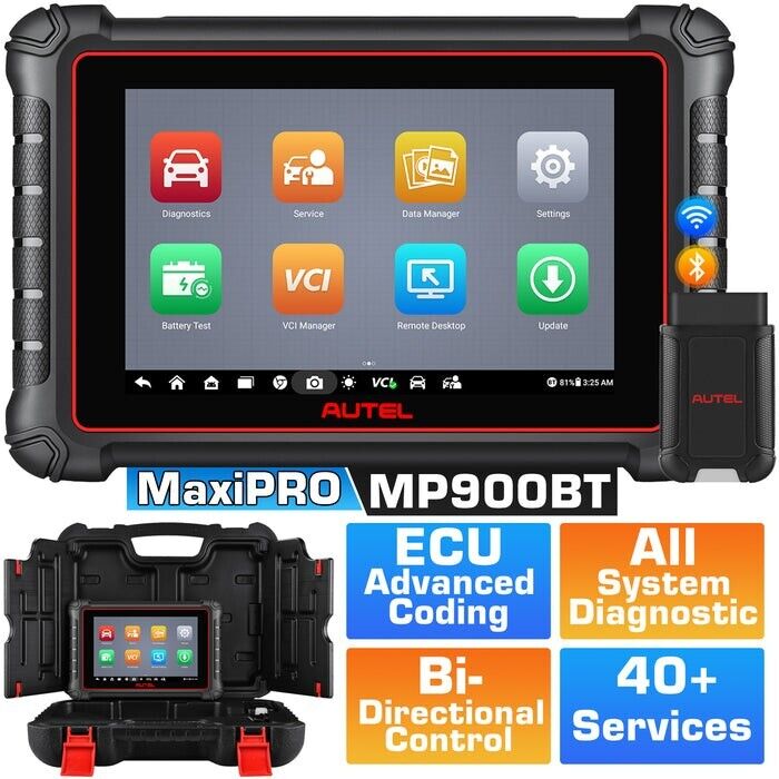 Autel MaxiPRO MP900BT / MP900Z-BT OBD2 Diagnostic Scanner