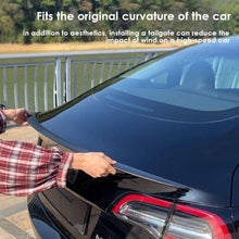 Load image into Gallery viewer, Real Carbon Fiber Trunk Wing Spoiler For Tesla Mode Y Model 3 2017-2024 Real Car