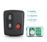 Fits Ford Falcon BA BF Territory SX SY 2002-2007 433MHz Car Remote Key Fob