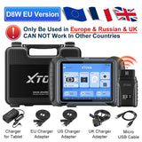 XTOOL D8W Car Diagnostic Tools ECU Coding Bi-directional Scanner Key Programming