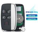 Fits Land Rover 315/434MHz KOBJTF10A Complete Transponder Remote Key