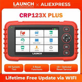 New LAUNCH X431 CRP123X plus OBD2 Scanner DIY Code Reader Car Diagnostic Tool