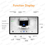 For Tesla Rear Display 7 IPS Screen Model 3 Model Y Accessories Air Conditioner