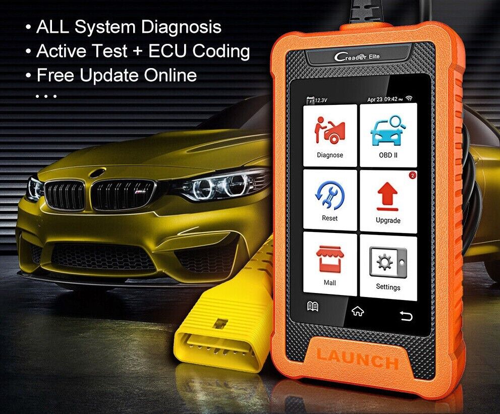 Elite Car Diagnostic Tool Automative OBD OBD2 Scanner All System Active Test ECU Secondary image