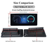 Vjoycar Y3-Pro Digital HUD Perform Center Console LCD Screen Dashboard for Tesla