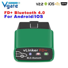 Load image into Gallery viewer, Vgate vLinker FD ELM327 FORScan For Ford Scan Bluetooth 4.0 WIFI ELM