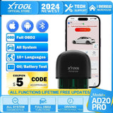 XTOOL Advancer AD20Pro Bluetooth OBD2 Scanner All Systems Car Diagnostic Tool