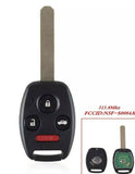 Fits Honda Accord Element Pilot CR-V N5F-S0084A 313.8MHz Remote Car Key