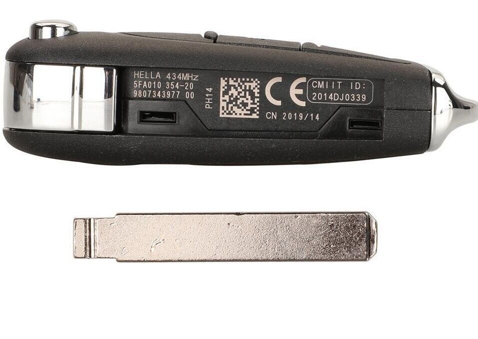 Fits  For Citroen C4 C-Quatre FSK ID46 PCF7941 Complete Transponder Remote Key Secondary image
