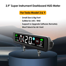 Load image into Gallery viewer, Newest Air Vent Embedded Large Dashboard HUD Cluster for Tesla Model 3 Y Speed