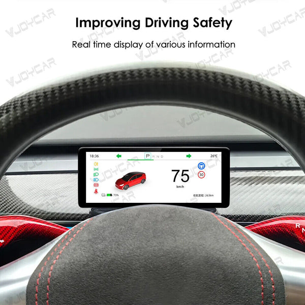 Newest Fits Tesla Model 3 Highland Display HUD Performance Speed Instrument