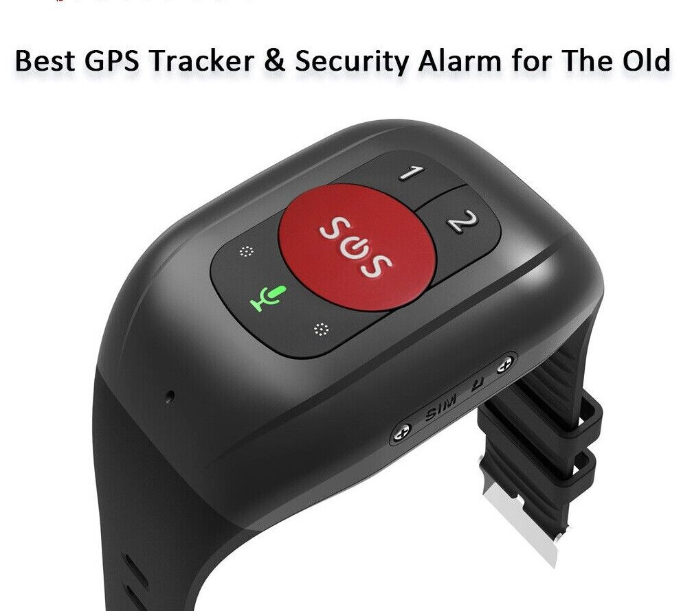 4G Tracking Bracelet Health GPS SOS Watch IP67 Waterproof Old People Locator - Auto Lines Australia Main image