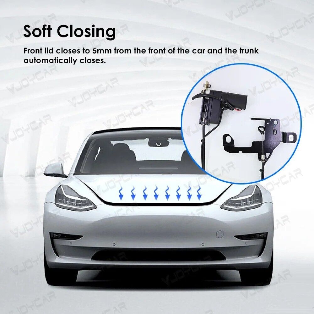 Front Trunk Electric Suction Lock for Tesla Frunk Soft Closing