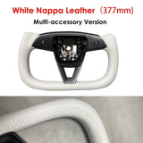 Newest 377mm Yoke Handle Model 3 Highland 2024 with Heating Yoke Steering Wheel