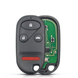 Fits Honda CRV Civic 433/315Mhz NHVWB1U521 Complete Transponder Remote Key