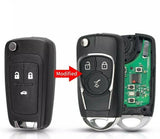 Fits Opel Vauxhall Astra 2/3/4/5 Buttons 315/433MHz Modified Car Remote Key