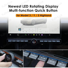 Load image into Gallery viewer, VJOYCAR Newest Model Y Multi-function Key Button Physical Gear Shift Knob Rotati