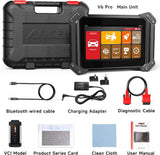 V6 PRO OBD2 Automotive Scanner Tool IMMO Oil ABS 25+Reset Car Diagnostic Tool