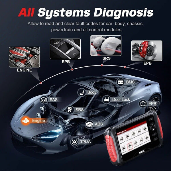 ANCEL FX8000 OBD2 Car Diagnostic Tool All System Code Reader EPB SAS