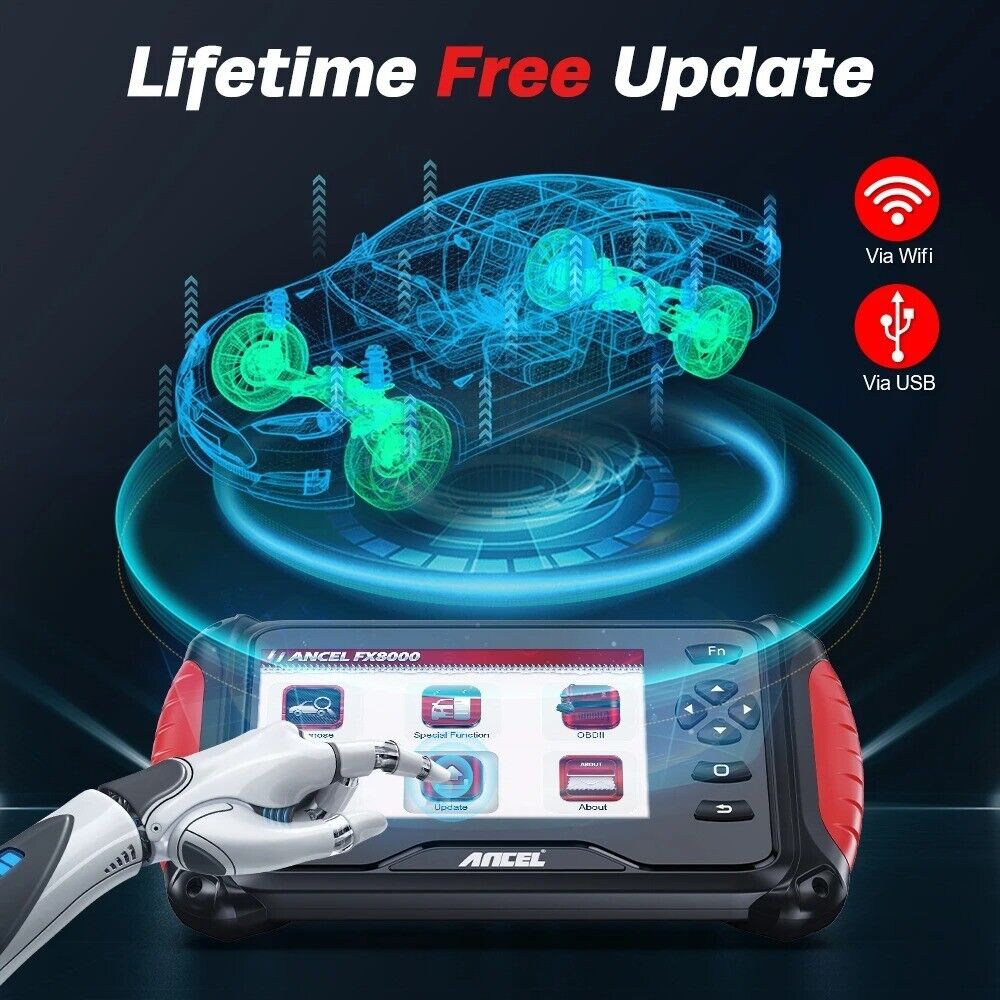 ANCEL FX8000 OBD2 Car Diagnostic Tool All System Code Reader EPB SAS