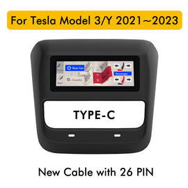 Model 3 Y Accessories Armrest Box IPS Screen Rear Display Panel
