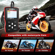 Load image into Gallery viewer, ANCEL MT100 Motorcycle Coder Reader Motorcycle Scanner for Engine ABS