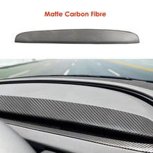 Load image into Gallery viewer, Real Dry Carbon Fiber Replacement Interior Dashboard Panel For Tesla Model 3
