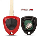 Fits Ferrari 433Mhz  ID48 3 Buttons Complete Transponder Remote Key