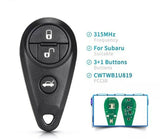 Fits Subaru Forester 2009-2013 CWTWB1U819 315Mhz Remote Car Key