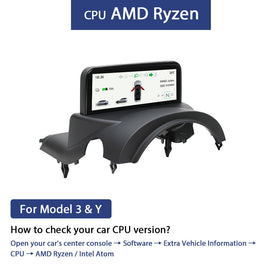 Model 3 Y HUD Screen 6.2'' Dashboard Cluster Instrument HD LCD Meter For Tesla