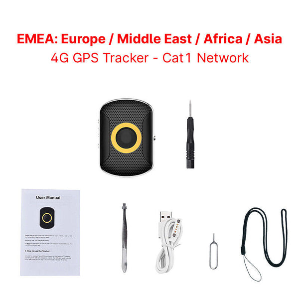 4G Waterproof Personal GPS Tracker Support Geo-Fence SOS Smart Kids Locator